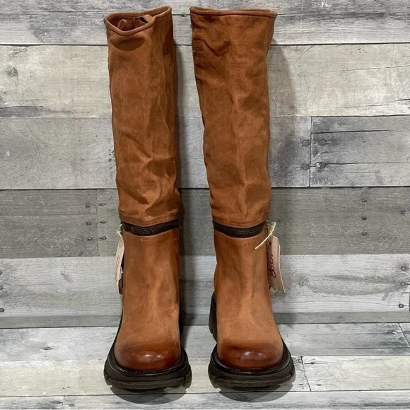 NEW ..!!! A.S.98 LARRIE WOMEN'S BOOT - WHISKEY - SIZE - 7.5 - 8 US / 38 EU $499 - Picture 7 of 16